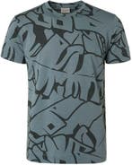 No Excess T-Shirt Print Staalblauw maat Maat 52/54 (L) Heren, Vêtements | Hommes, T-shirts, Verzenden
