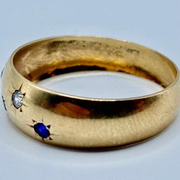 Zonder minimumprijs - Ring - 18 karaat Geel goud, Nieuw