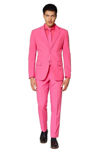Roze Pak Heren OppoSuits, Kleding | Heren, Carnavalskleding en Feestkleding, Verzenden, Nieuw