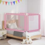 vidaXL Bedhekje peuter 140x25 cm stof roze, Verzenden