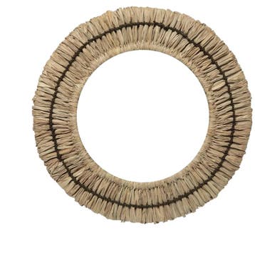 Bazar Bizar De Gajih Spiegel - Natuurlijk Zwart - S -, Huis en Inrichting, Woonaccessoires | Spiegels, Verzenden, Zo goed als nieuw
