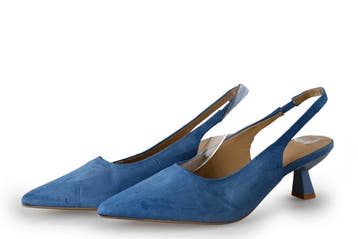 Manfield Slingbacks in maat 38 Blauw, Vêtements | Femmes, Verzenden