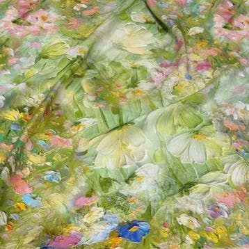 Meubelstof - 400 cm - 145 cm - 100% katoen bedrukt stof