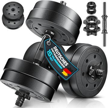 Dumbells set - Gewichten set - Halterset - Verstelbaar - 15, Verzenden, Nieuw