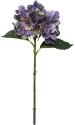 Hortensia hydrangea purple groen zijdenbloem real touch 45