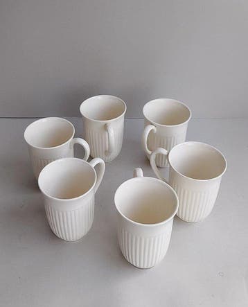 Wedgwood - John Goodwin - Tasse (6) - Edme - porcelaine
