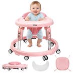 Loopstoel - Baby walker - Loopwagen - Opvouwbaar - Roze, Kinderen en Baby's, Verzenden, Nieuw