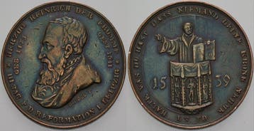 Brons medaille 1839 Sachsen-leipzig, Stadt, Verzenden