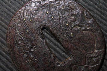 Fer forgé - C6-233 Shidare Sakura Tsuba - Japon - Période