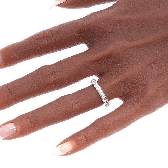 Bague - 18 carats Or blanc - Diamant - Vintage Alliance, Bijoux, Sacs & Beauté, Bagues