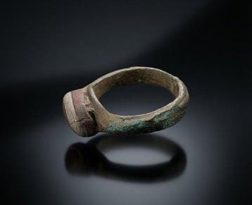 Oud-Romeins ring met een edelsteen (Zonder minimumprijs)