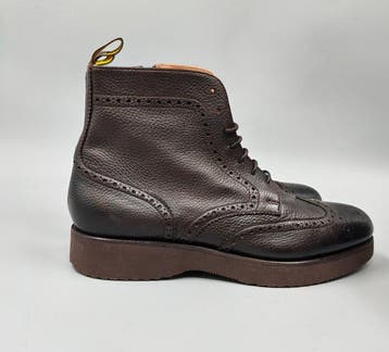 Doucals-Lightweight-Grained Leather-Wingtip-Zipper -, Kleding | Heren, Schoenen, Nieuw