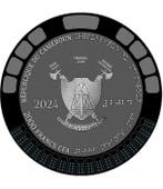 Cameroun. 2000 Francs 2024 LOUIS BRAILLE 2 Oz mit CoA und