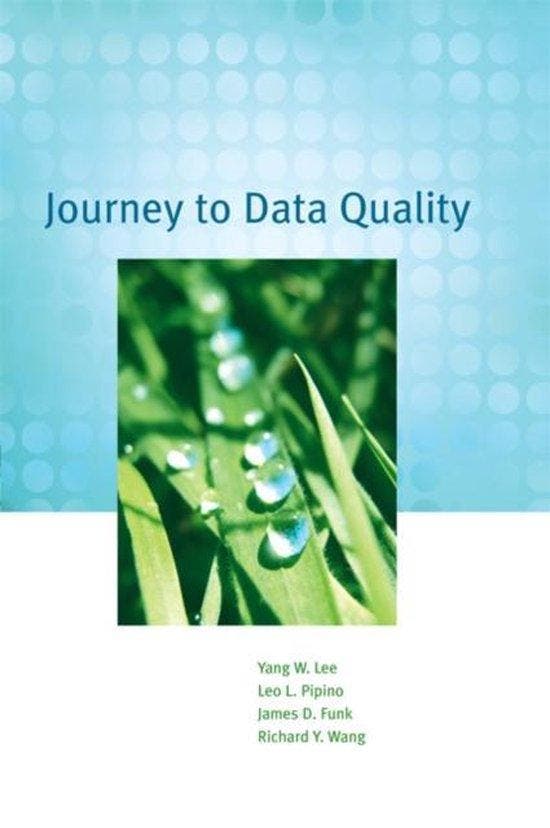 Journey to Data Quality 9780262513357 Yang W. Lee, Boeken, Taal | Engels, Gelezen, Verzenden