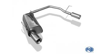 FOX Peugeot 206 hatchback/ 206 CC einddemper uitgang rechts/, Verzenden, Nieuw