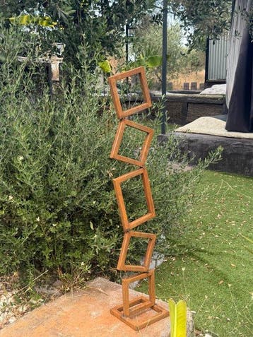 Ana Lucia B.M - Sculpture Corten - XL - No Reserve