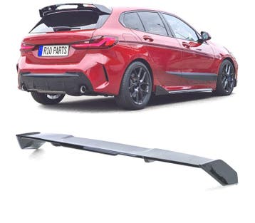 AILERON SPOILER DE TOIT BMW F40 19- LOOK M135I NOIR BRILLANT, Auto-onderdelen, Verzenden, Nieuw