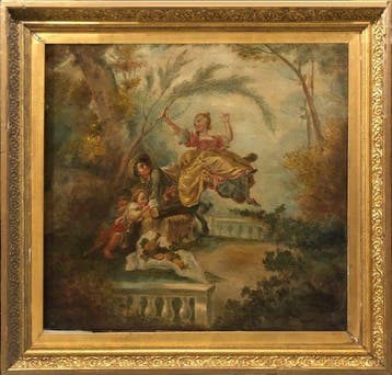 François Boucher (1703-1770), Seguidor de - Acis et Galatée, Antiquités & Art