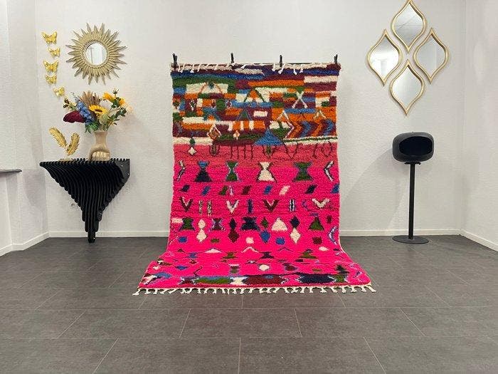 Berber, Tapis en laine berbère fait main - Tapis - 264 cm -, Huis en Inrichting, Stoffering | Tapijten en Vloerkleden