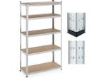 Veiling - Relaxdays - Stellingkast 180x100x40 Cm - 500 Kg, Nieuw