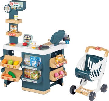 Smoby - Super Market - Speelgoedwinkeltje, Kinderen en Baby's, Verzenden, Zo goed als nieuw