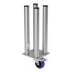 FORTEX STAGE750 Quattro poot met zwenkwiel/rem podiumhoogte, Verzenden