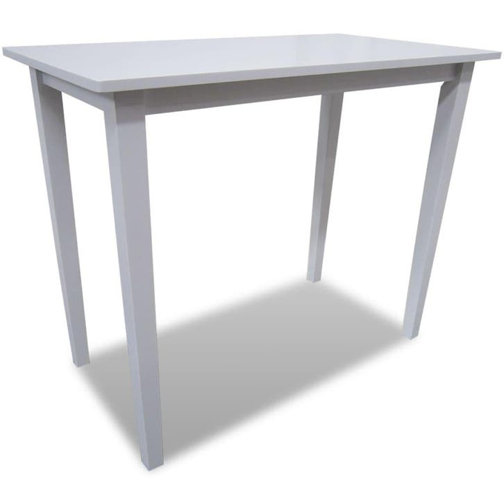 vidaXL Bartafel hout wit, Maison & Meubles, Tables | Tables à manger, Envoi