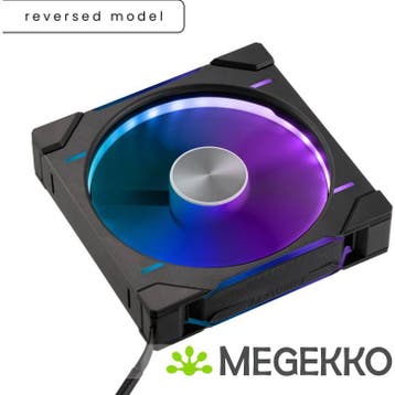 Phanteks D30 PWM Reverse Airflow D-RGB 140MM Black, Verzenden