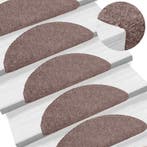 vidaXL Trapmatten Zelfklevend 15 stuks 65x21x4 cm lichtbruin, Verzenden