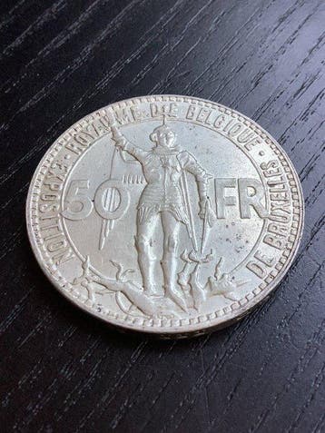 Belgique. Léopold III. 50 Francs 1935 (Sans prix de réserve), Postzegels en Munten