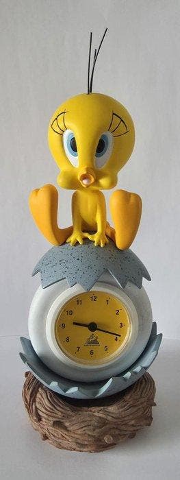 Warner Bros. - Beeldje - Figurine Titi sur réveil dans, Nieuw in verpakking