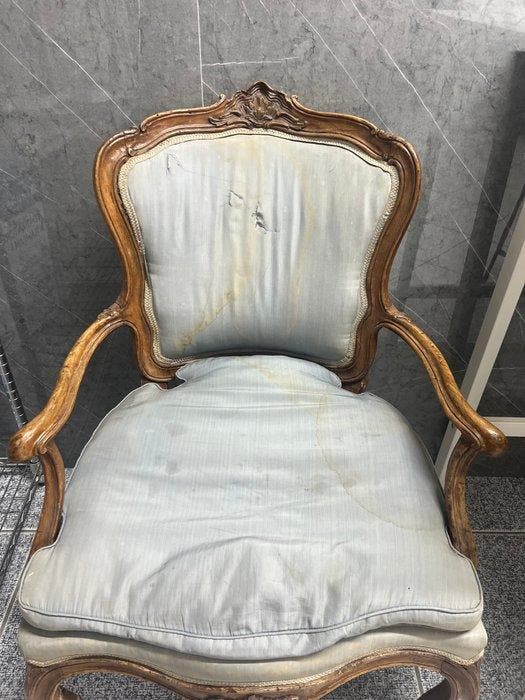 Fauteuil - Hout, Antiquités & Art, Antiquités | Autres Antiquités