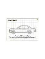 1981 OPEL ASCONA 400 / 400 BASIS BROCHURE NEDERLANDS, Ophalen of Verzenden