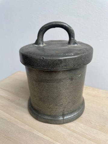 Moule (3) - Pot à beurre - Étain - pots à beurre du XIXe