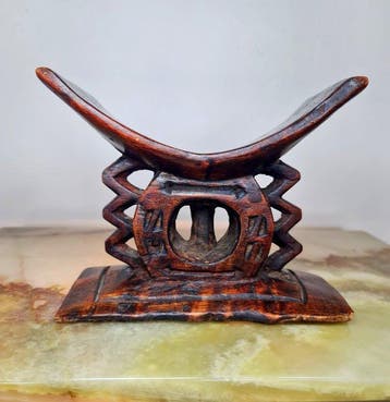 Hoofdsteun - Hout - Hoofdsteun Achantis, Antiek en Kunst, Kunst | Niet-Westerse kunst
