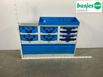 Nova bedrijfswageninrichting 1525x360x1140mm (3128), Verzenden