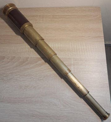 Maritieme objecten - Cauchoix - Verguld messing, Kristal,