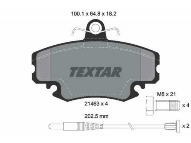 Remblokkenset VOORZIJDE RENAULT PEUGEOT DACIA LADA VOORZIJDE, Autos : Pièces & Accessoires, Freins & Transmission, Enlèvement ou Envoi