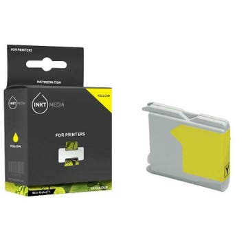 Brother LC-1000Y inktcartridge Geel  inktmedia huismerk, Verzenden, Nieuw