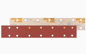 Indasa Red Line strips stroken 70 x 420mm met 14 gaten 50 st, Verzenden