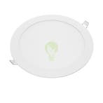 LED inbouw downlight rond 18W Ø225mm Warm wit Netstroom, Huis en Inrichting, Lampen | Plafondlampen, Verzenden, Nieuw, Overige materialen
