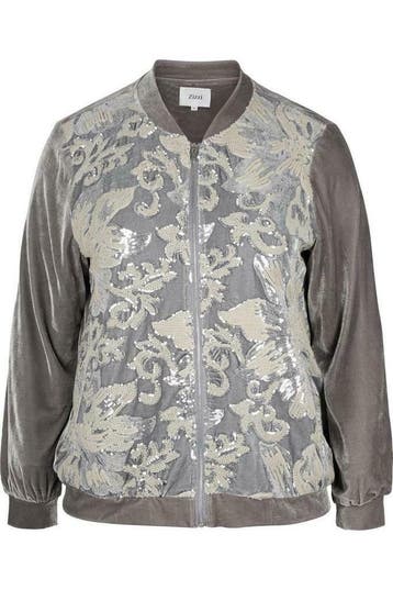 Jasje Zizzi fluweel geborduurd maat m, Vêtements | Femmes, Vestes & Costumes, Verzenden