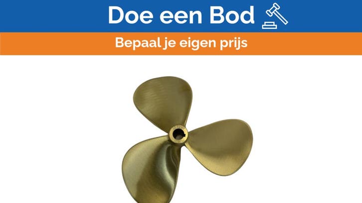 Bieden: Michigan Propellers 3-Blade Brass Propeller GL352 1, Sports nautiques & Bateaux, Accessoires navigation, Enlèvement ou Envoi