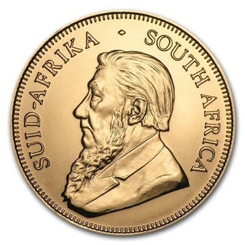 Zuid-Afrika. 1 oz Gold South African Krugerrand Circulated, Timbres & Monnaies, Métaux nobles & Lingots