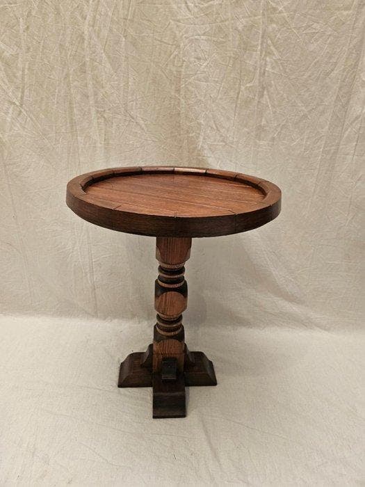 Plantentafel - Vintage Houte Plantentafel - Hout, Antiek en Kunst, Curiosa en Brocante