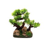 Stenen met bonsai boompjes OS-290 - aquarium decoratie, Ophalen of Verzenden, Nieuw