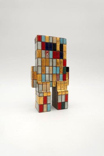 Wxyz (1980) - sculptuur, 322-1 - 184.5 mm - Keramiek,