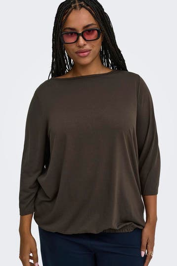 ONLY shirt Carlinne elastiekXL=54Maat 46/48 (XL) of groter, Verzenden, Nieuw, Maat 46/48 (XL) of groter, Overige kleuren