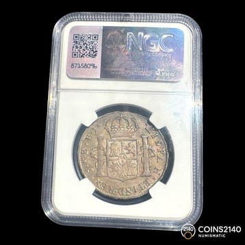 Espagne. Charles IV. 4 Reales 1807. Santiago. FJ MS62