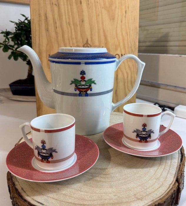 cartier - Koffie- en theeservies (5) - Porselein, Antiek en Kunst, Antiek | Meubels | Tafels